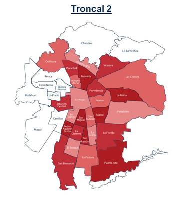 Recorrido Troncal 2