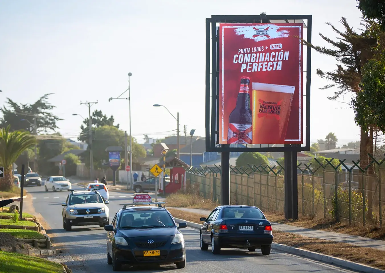 Acceso a Pichilemu desde Punta de Lobos