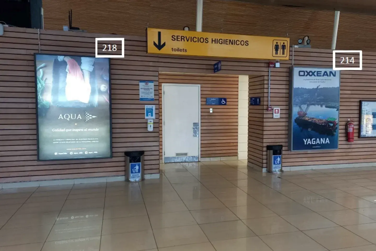 Videowall / Sala de Embarque frente al Puente N° 2