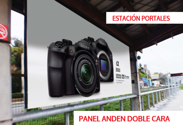 Foto de Panel Anden - Estacion Portales