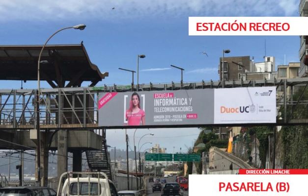 Foto de Pasarela - Cara B - Estación Recreo
