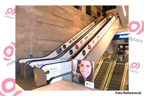 Foto de Escaleras mecánicas Mall Plaza Los Ángeles