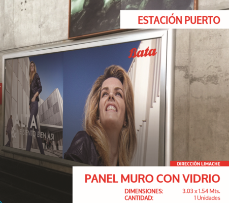 Foto de Panel Muro  - Estación Puerto