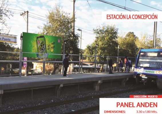 Foto de Panel Anden - Estación  La Concepción 