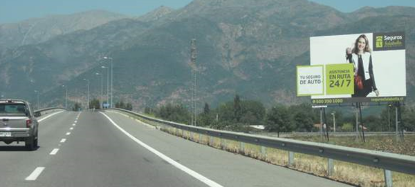 Ruta Acceso Sur Autopista del Maipo - KM 44.700