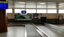Letrero retro-iluminado / Sector Carrusel Internacional - Aeropuerto Arica