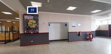 Letrero, retro-iluminado, cara simple / Sector Entrada a SSHH. - Aeropuerto Arica