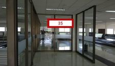 Ventanal panel interior divisorio, Salas de llegada 1 y 2 (Ambas caras) - Aeropuerto La Serena