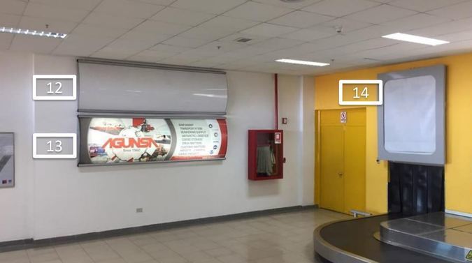 Foto de Caja de luz,  Sala de Arribo N ° 1 - Aeropuerto Punta Arenas