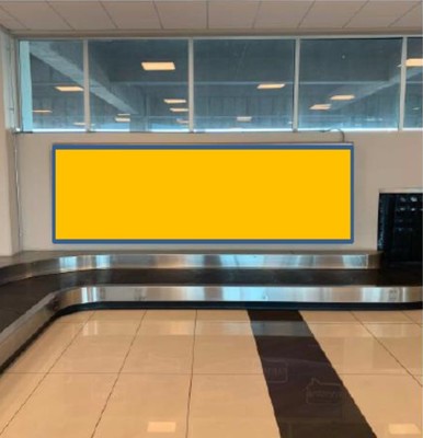Foto de Caja de luz, Llegada Nacional, Terminal pasajeros - Aeropuerto Calama