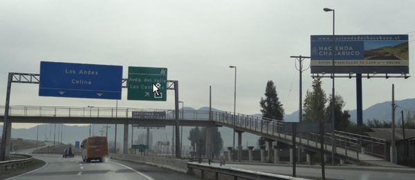 Foto de Carretera San Martín desde Vespucio, hacia Chicureo, Colina