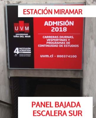 Foto de Muro Escalera acceso Vereda - Estación Miramar