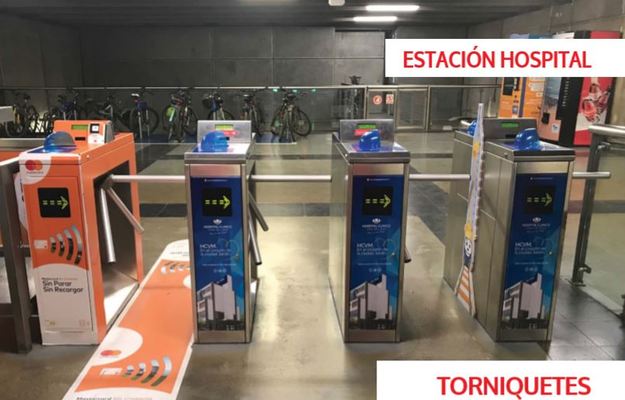 Foto de Torniquetes - Estación Hospital