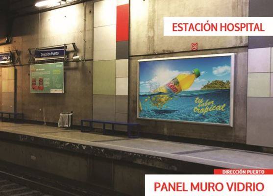 Foto de Panel Muro Vidrio - Estación Hospital