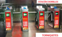 Torniquetes - Estación Chorrillos