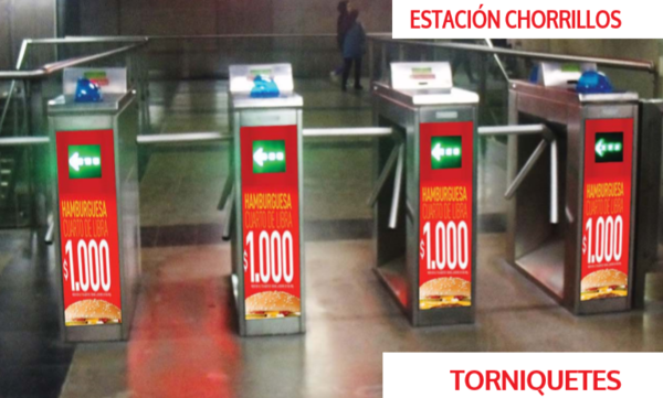 Foto de Torniquetes - Estación Chorrillos