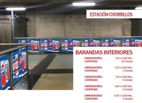Barandas Interiores - Estación Chorrillos