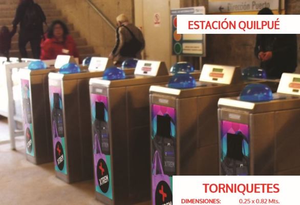 Foto de Torniquetes - Estación Quilpué