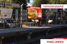 Panel Anden - Estación Quilpué