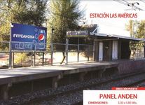 Panel Anden - Estación Las Americas 