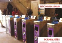 Torniquetes - Estación Villa Alemana