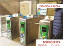 Torniquetes - Estación Sargento Aldea