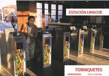 Torniquetes interior - Estación Limache