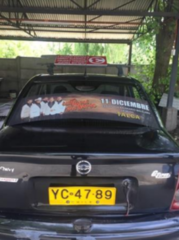 Publicidad en taxis y colectivos